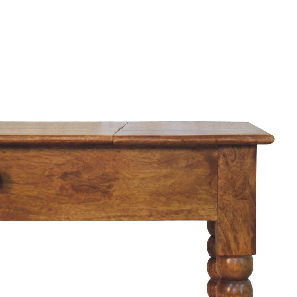Amber Oak Spindle Dressing Table