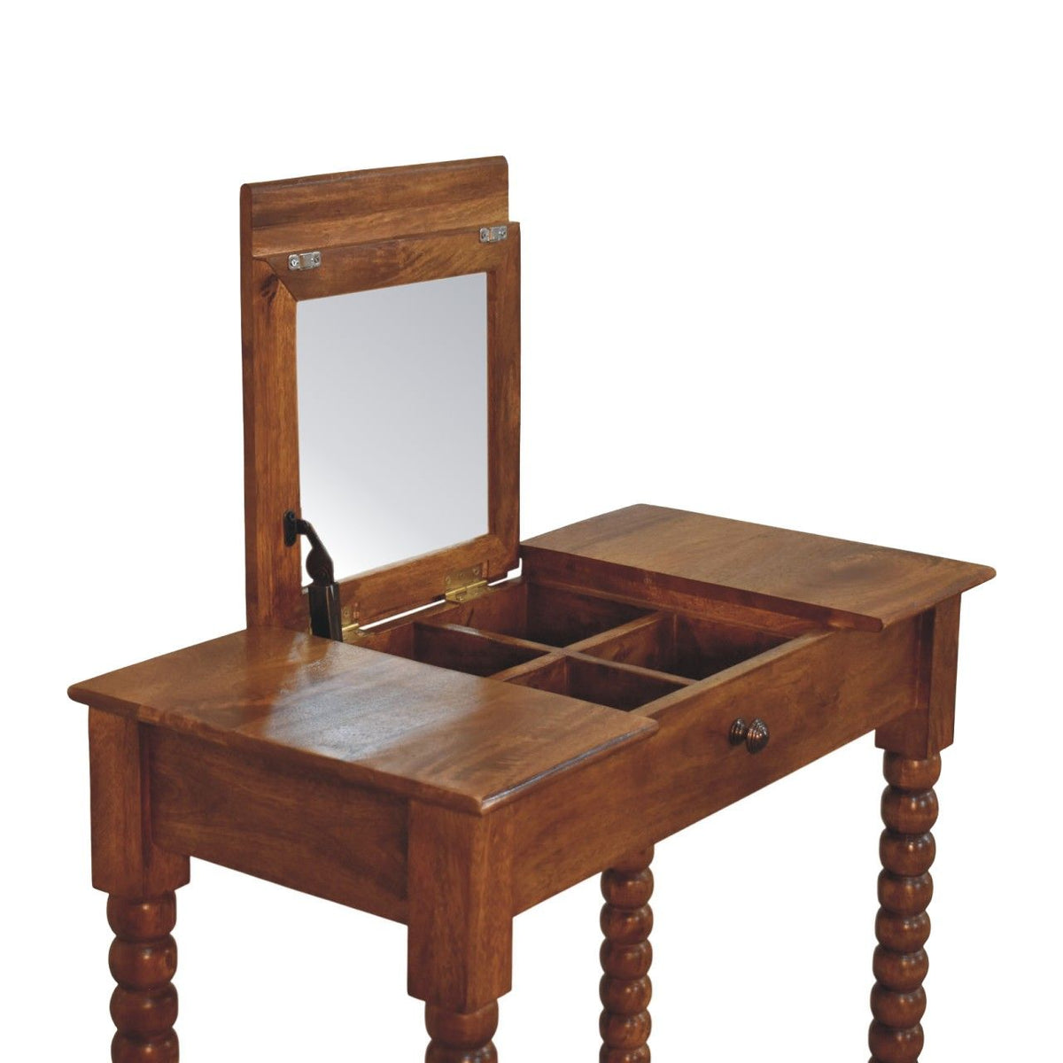 Amber Oak Spindle Dressing Table