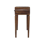 Golden Teak Curved Dressing Table