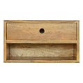 Solid Wood Wall-Mounted Bedside