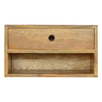 Solid Wood Wall-Mounted Bedside