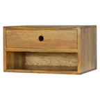 Solid Wood Wall-Mounted Bedside