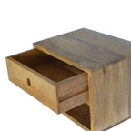 Solid Wood Wall-Mounted Bedside