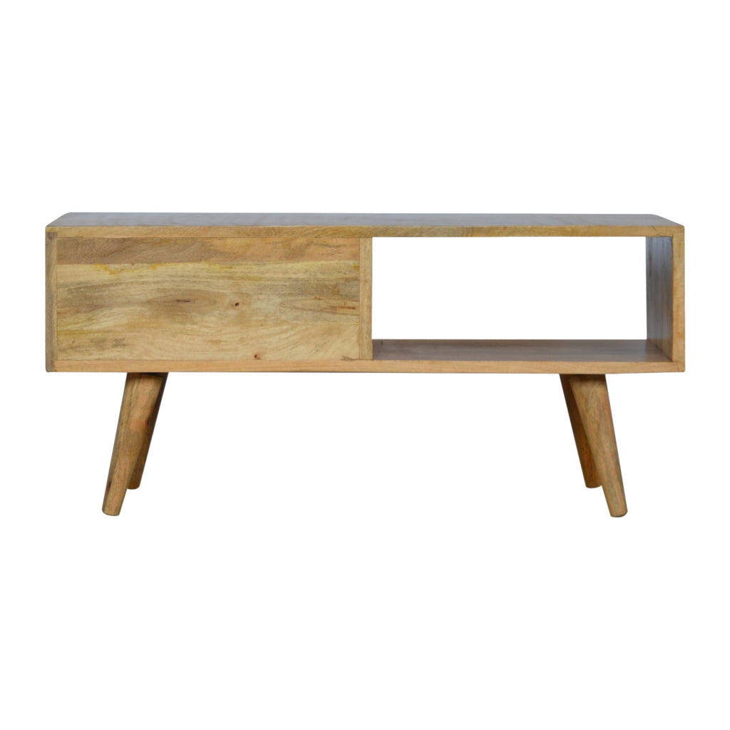 White Sliding Media Unit