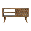 Cube Carved Media Unit