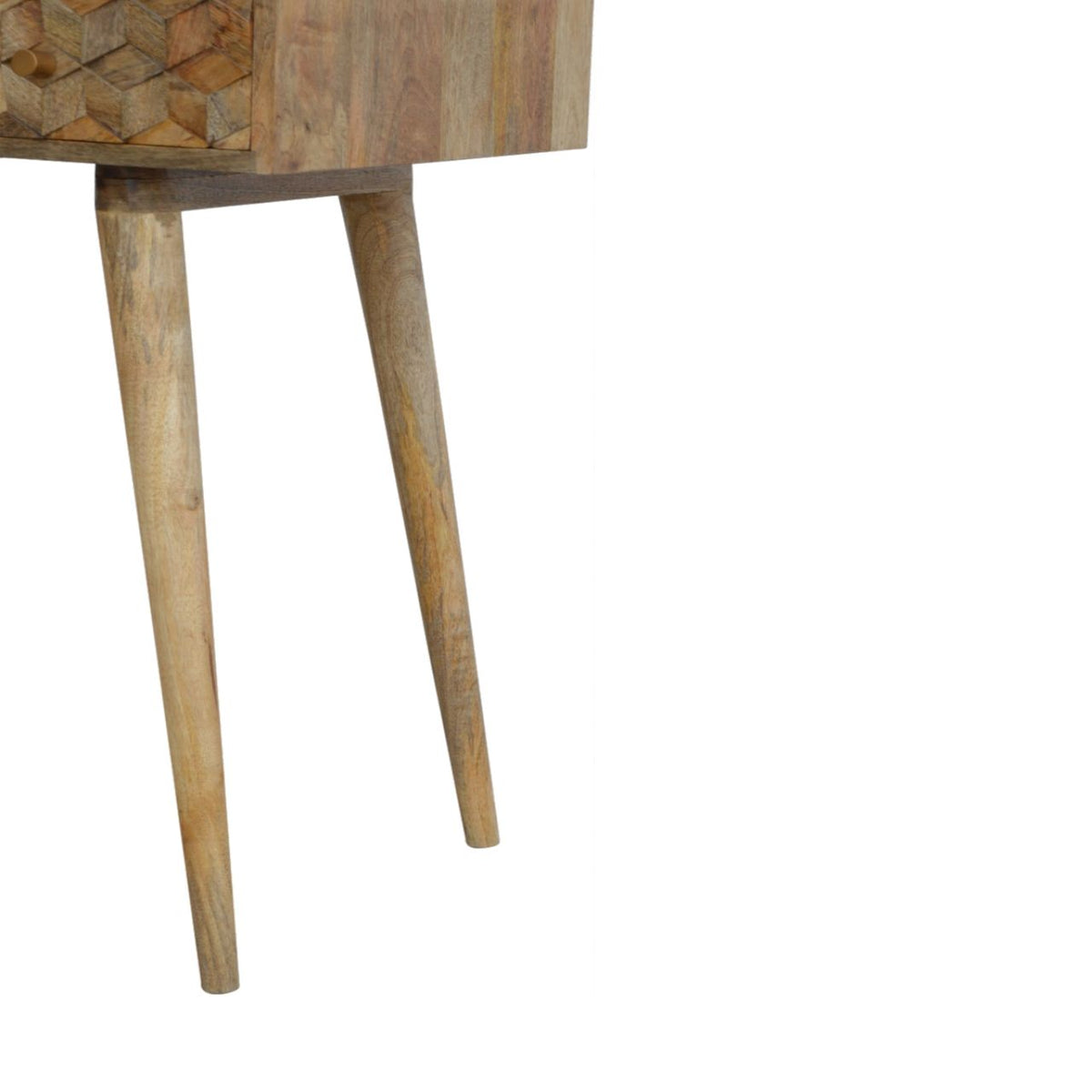 Cube Carved Writing Desk