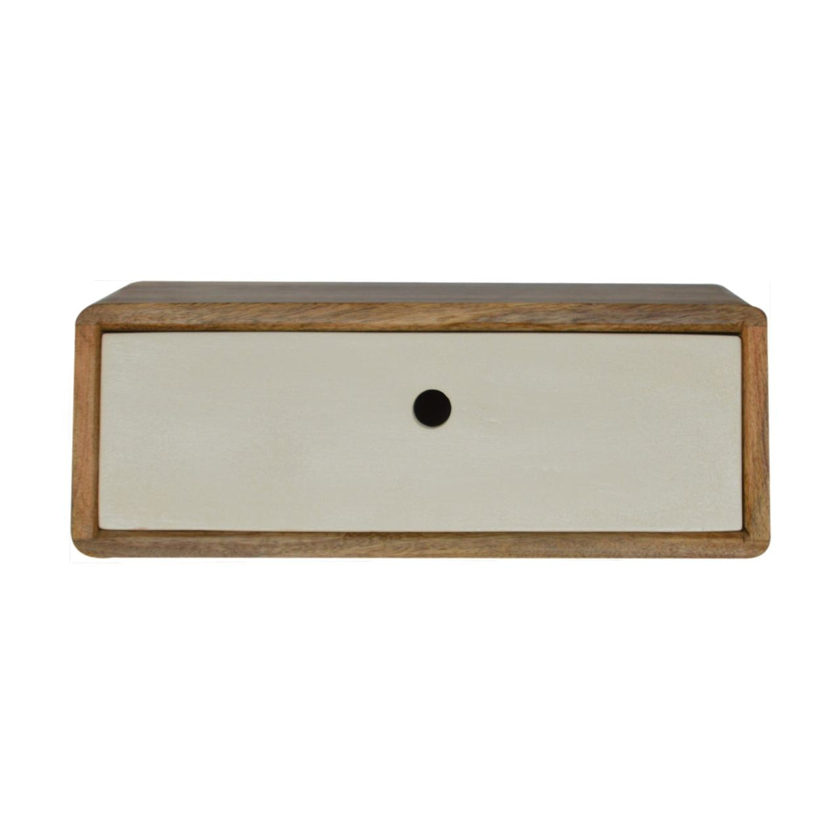 Oak-ish Wall Mounted Bedside