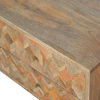 Assorted Oak-Tone Media Unit