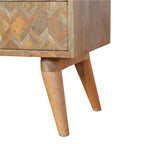 Assorted Oak-Tone Media Unit