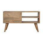 Assorted Oak-Tone Media Unit