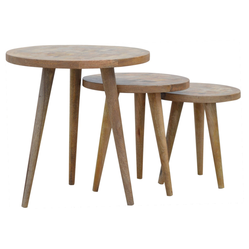 Patchwork Nesting Stools