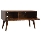 Chestnut Diamond Storage Bench