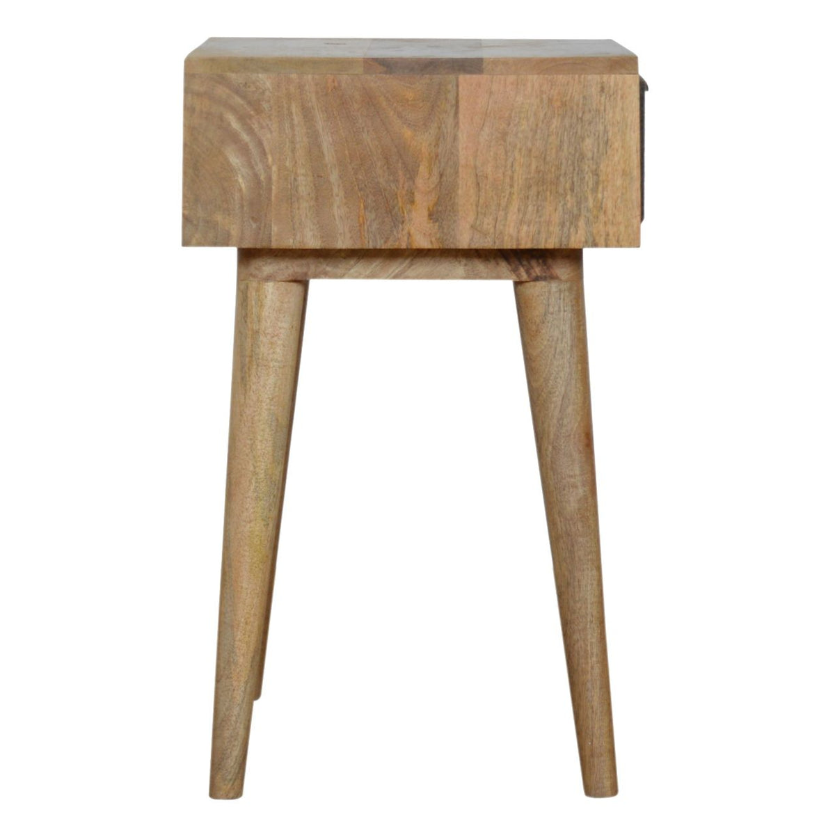 Grey Tweed Bedside
