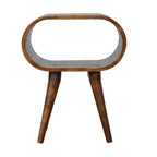 Chestnut Open Bedside Table