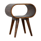 Chestnut Open Bedside Table