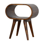 Chestnut Open Bedside Table
