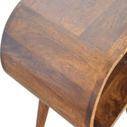 Chestnut Open Bedside Table