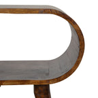 Chestnut Open Bedside Table