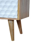 Honeycomb Carved Coffee Table