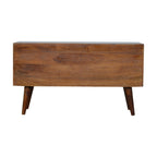 Chestnut Abstract Inlay Sideboard