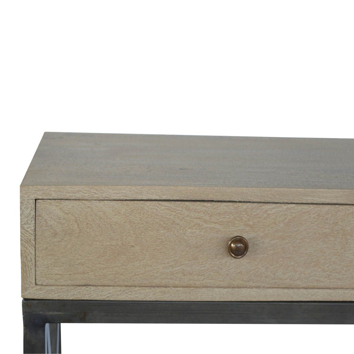 Chestnut Glass Shelf Coffee Table