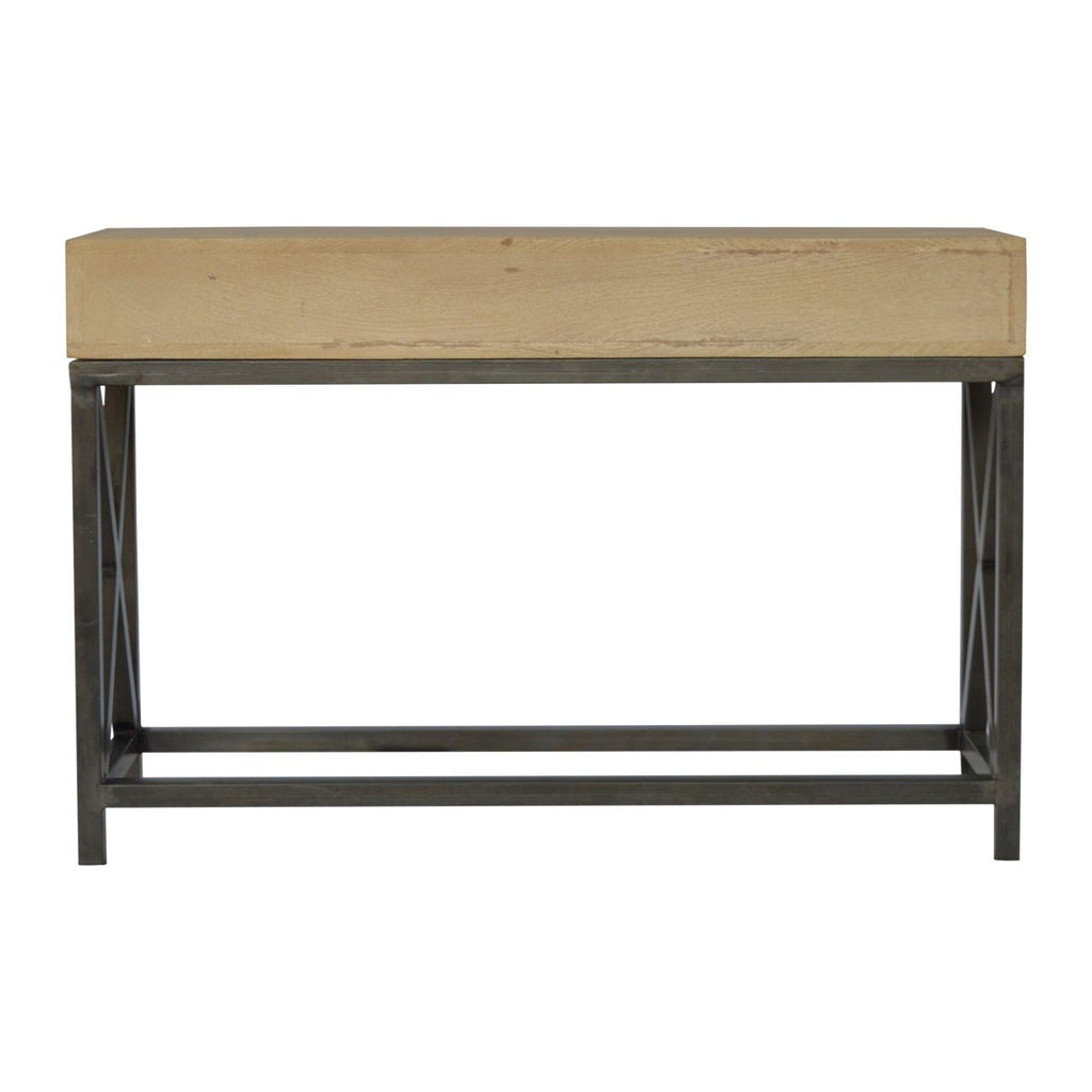 Chestnut Glass Shelf Coffee Table